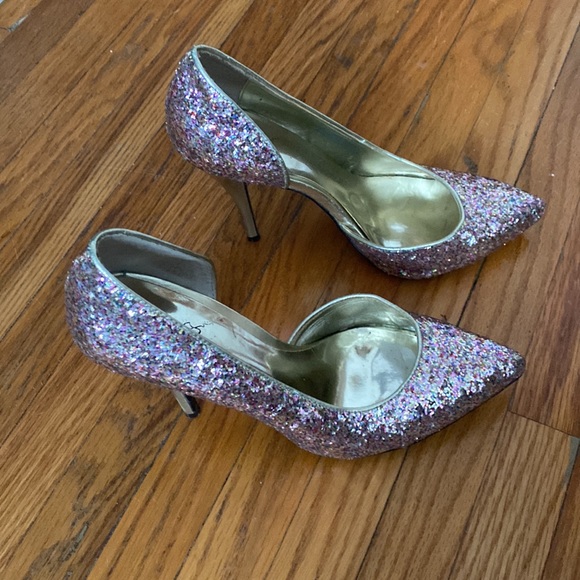 Sparkle, pointy toes Heels - Picture 2 of 5